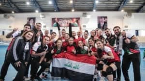 سيدات العراق يهزمن سوريا 