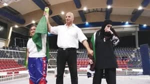 دنا الغامدي تمثل السعودية