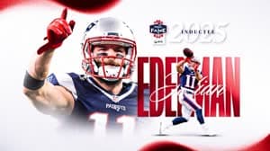 جوليان إيدلمان العضو السابع والثلاثين في قاعة مشاهير باتريوتس