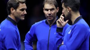 نادال وديوكوفيتش وفيدرر