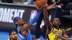 سجل شاي جيلجوس ألكسندر 72 نقطة في أول مباراتين من نهائيات الدوري الاميركي للمحترفين