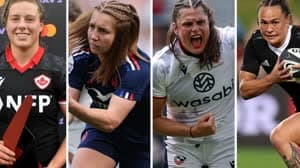 لاعبات منتخبات كأس لعالم للرجبي للسيدات