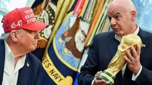 دونالد ترامب وجياني إنفانتينو