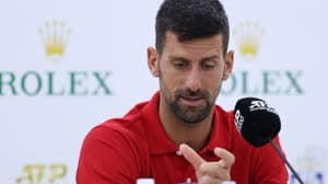 ديوكوفيتش في مؤتمر صحفي