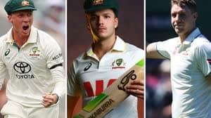 ناثان ماكسويني وسام كونستاس وكاميرون جرين