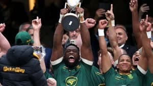 جنوب أفريقيا تفوز ببطولة الرجبي للمرة الثانية على التوالي