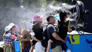 حرارة مرتفعة في ملبورن