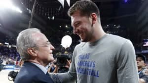 فلورنتينو بيريز مع لوكا دونتشيتش