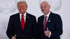 دونالد ترامب وجياني إنفانتينو