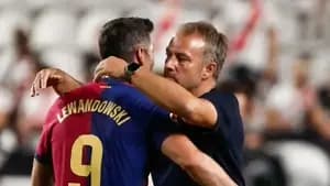 هانسي فليك و وروبرت ليفاندوفسكي