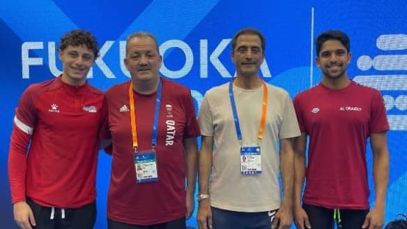 3 سباحيين يمثلون قطر