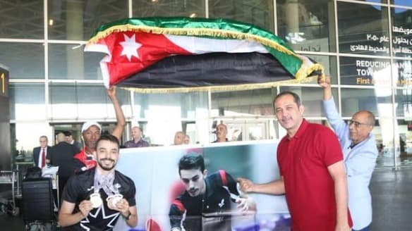 بعثة الأردن تحظى باستقبال حافل