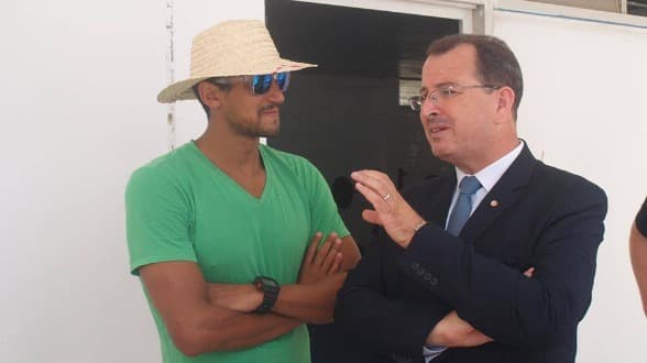 وزير الرياضة يدعم الملولي