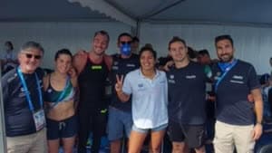 إيطاليا تفوز بسباق التتابع المختلط في المياه المفتوحة