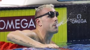 بعد 13 عاما.. تشالمرز يحطم الرقم القياسي في سباق 100 متر حرة