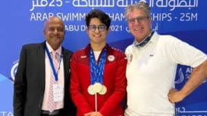 السباح اليماني يقتنص ذهبية جديدة في البطولة العربية