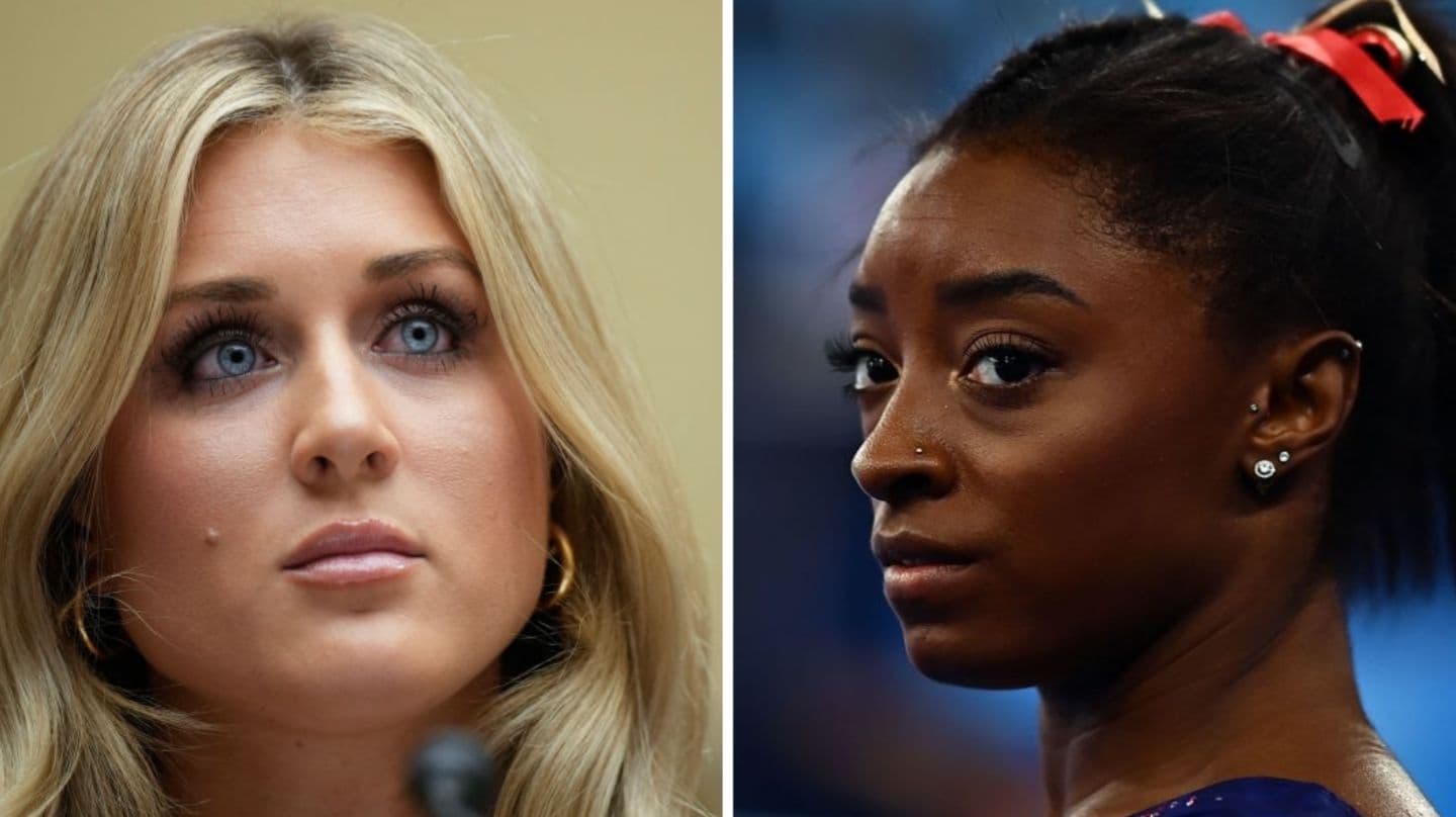 رايلي جاينز وسيمون بايلز