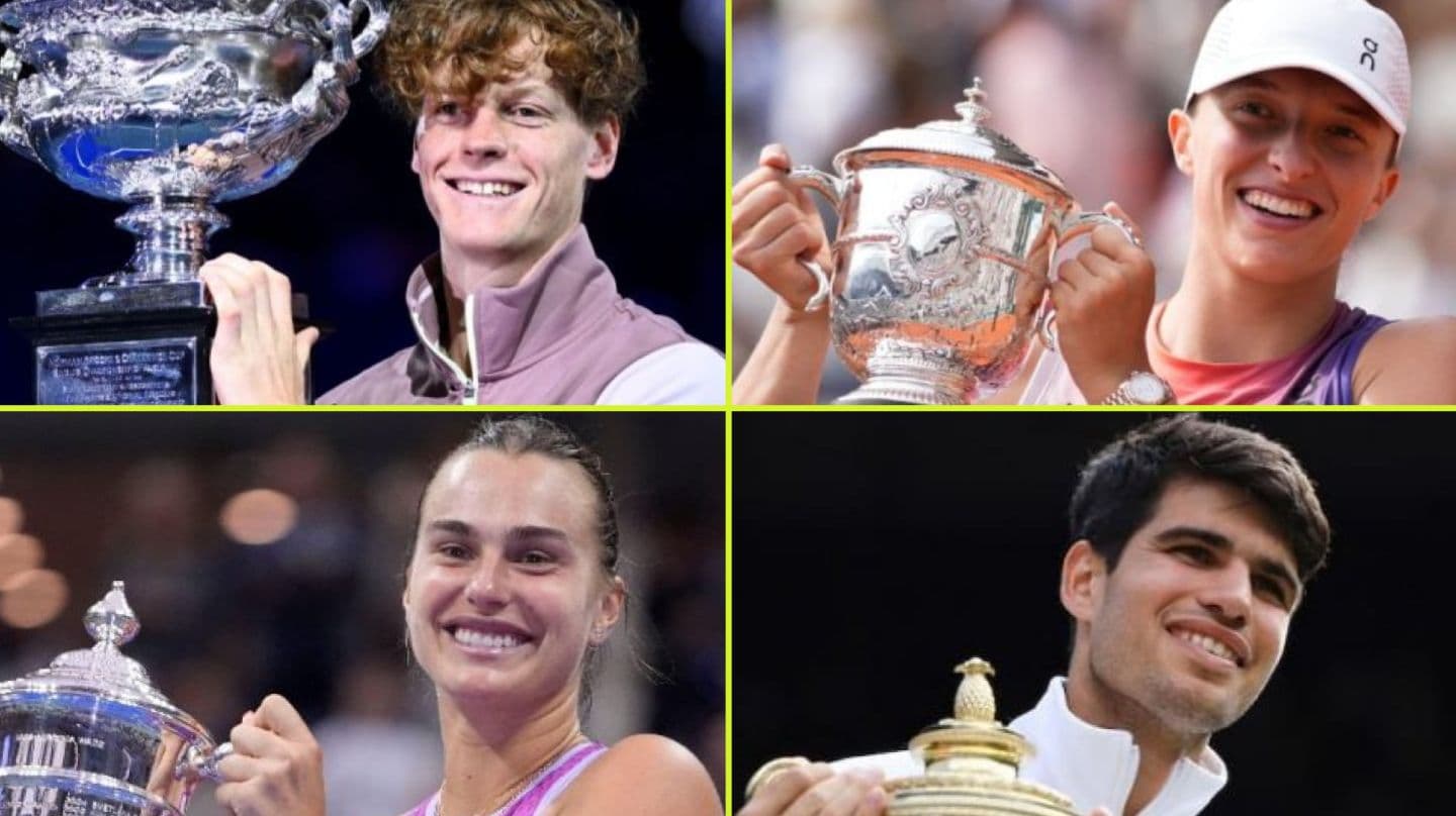 سينر والكاراز وسابالينكا وسواتيك