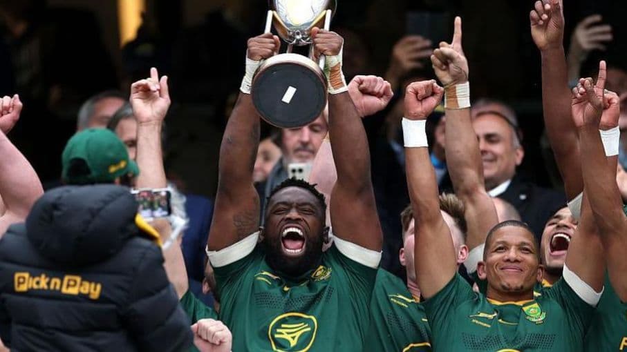 جنوب أفريقيا تفوز ببطولة الرجبي للمرة الثانية على التوالي