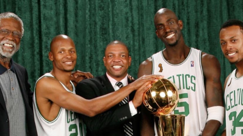 أنهار مع بيل راسل وراي ألين وكيفن غارنيت وكيفن غارنيت