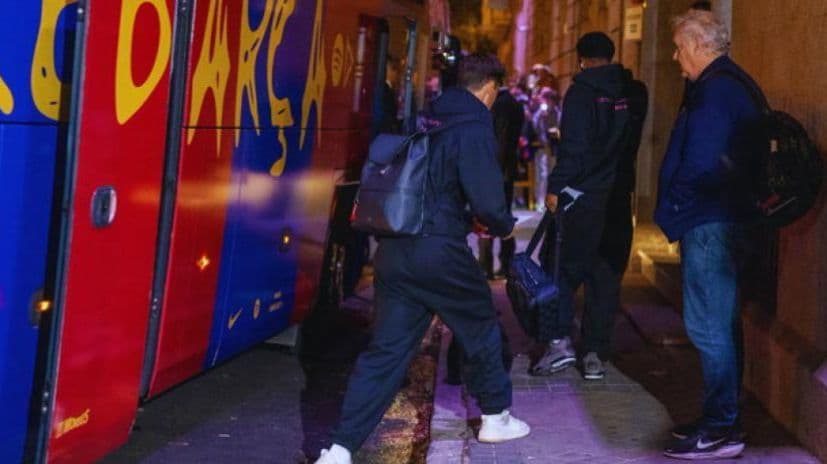 لاعبي برشلونة