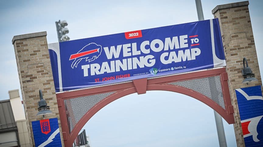 بيلز سيواصل إقامة معسكر تدريبي في جامعة سانت جون فيشر