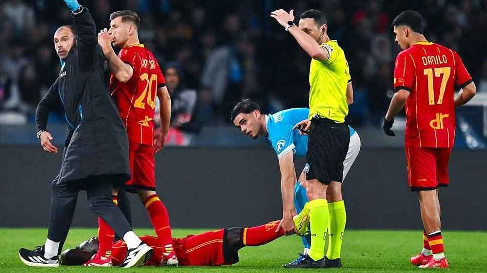 لاميك باندا يتلقى مساعدة طبية