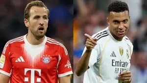 كيليان مبابي وهاري كين