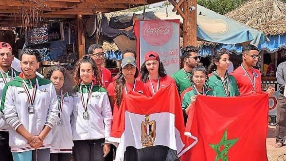 زعانف مصر تحرز اللقب