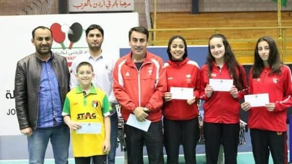 الاتحاد الأردني يكرم ابطاله