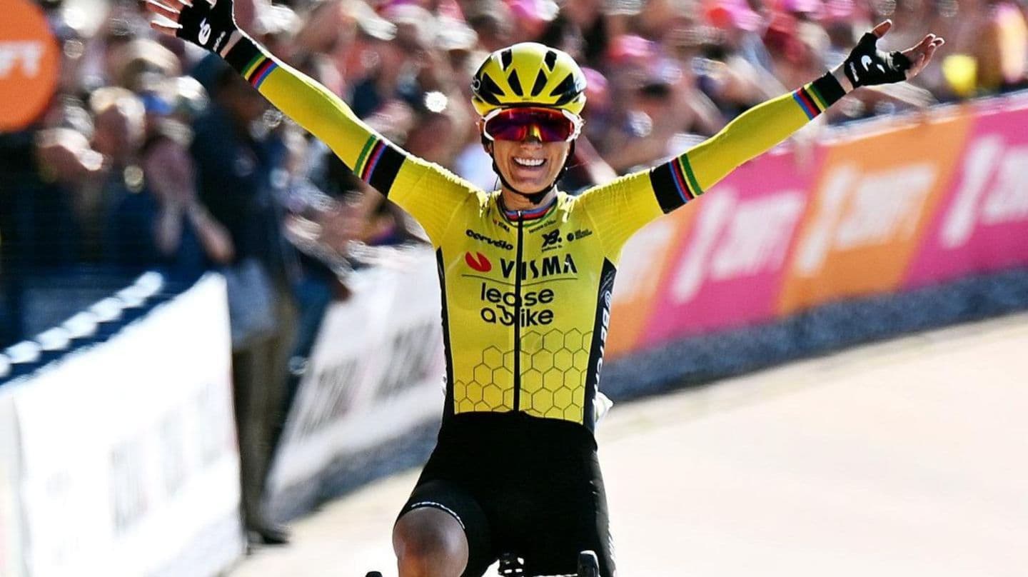 بولين فيراند بريفو هي الفائزة الخامسة في سباق باريس-روبيكس للسيدات