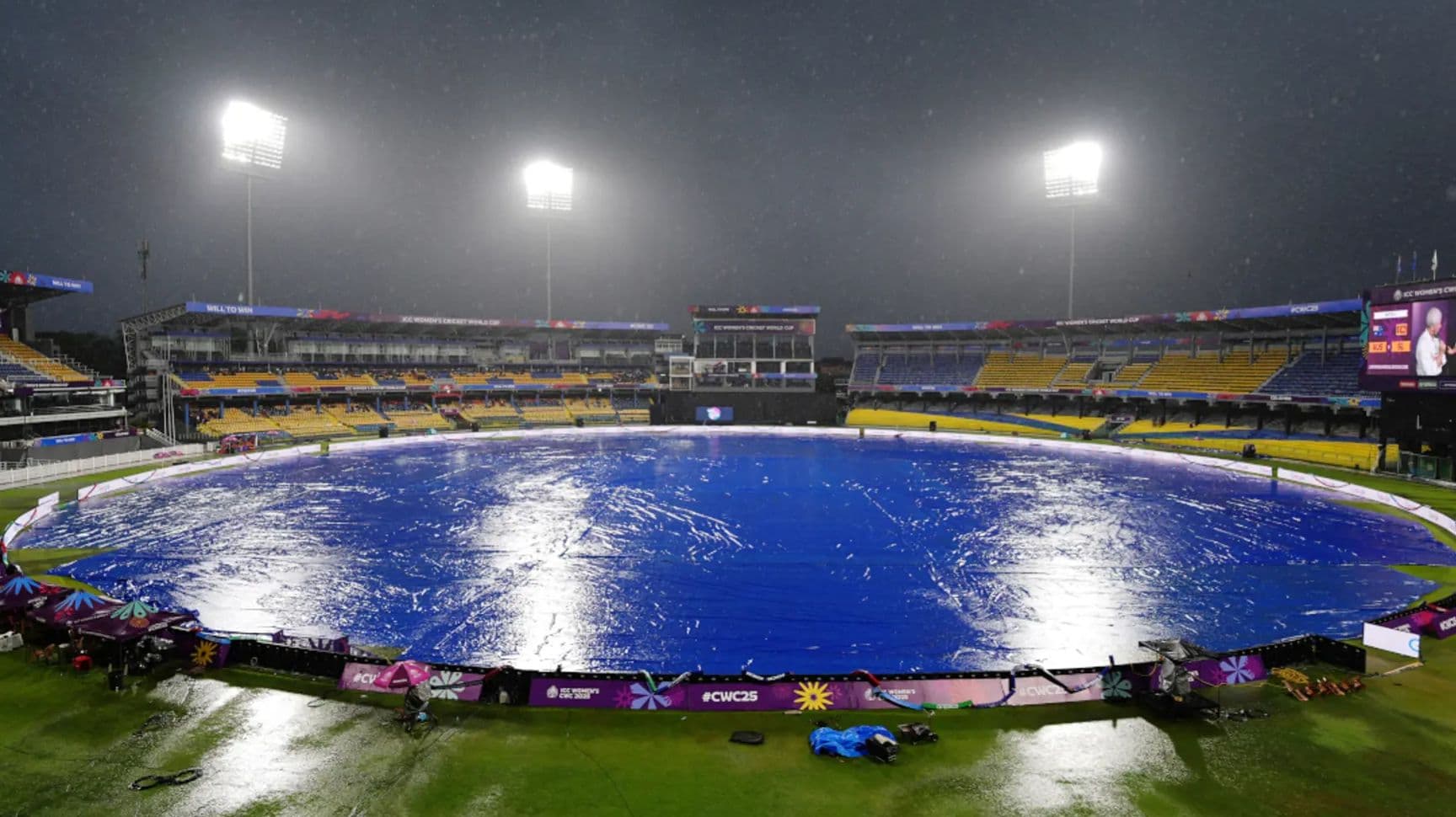 مباراة أستراليا وسريلانكا تنتهي بدون لعب أي كرة