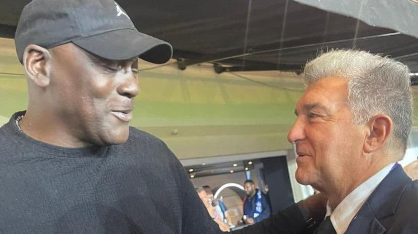 مايكل جوردان وجوان لابورتا